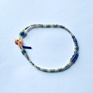 Altiplano beaded Anklet. 9.5”